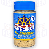 Captain Jay's Famous Premium Fish Seasoning – Fin-Tastic Flavor Blend for Fish, Shrimp, Seafood, Fries & More