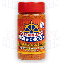 Captain Jay's Blazin’ Cajun Blend Seasoning – Bold Louisiana Flavor for Chicken, Shrimp, Fish, Fries & More