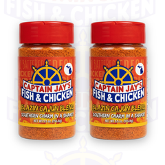 Captain Jay's Blazin’ Cajun Blend Seasoning – Bold Louisiana Flavor for Chicken, Shrimp, Fish, Fries & More