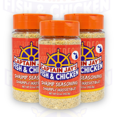 Captain Jay’s Famous Premium Shrimp Seasoning – Shrimply Irresistible Flavor Blend for Shrimp, Seafood, Fish & More