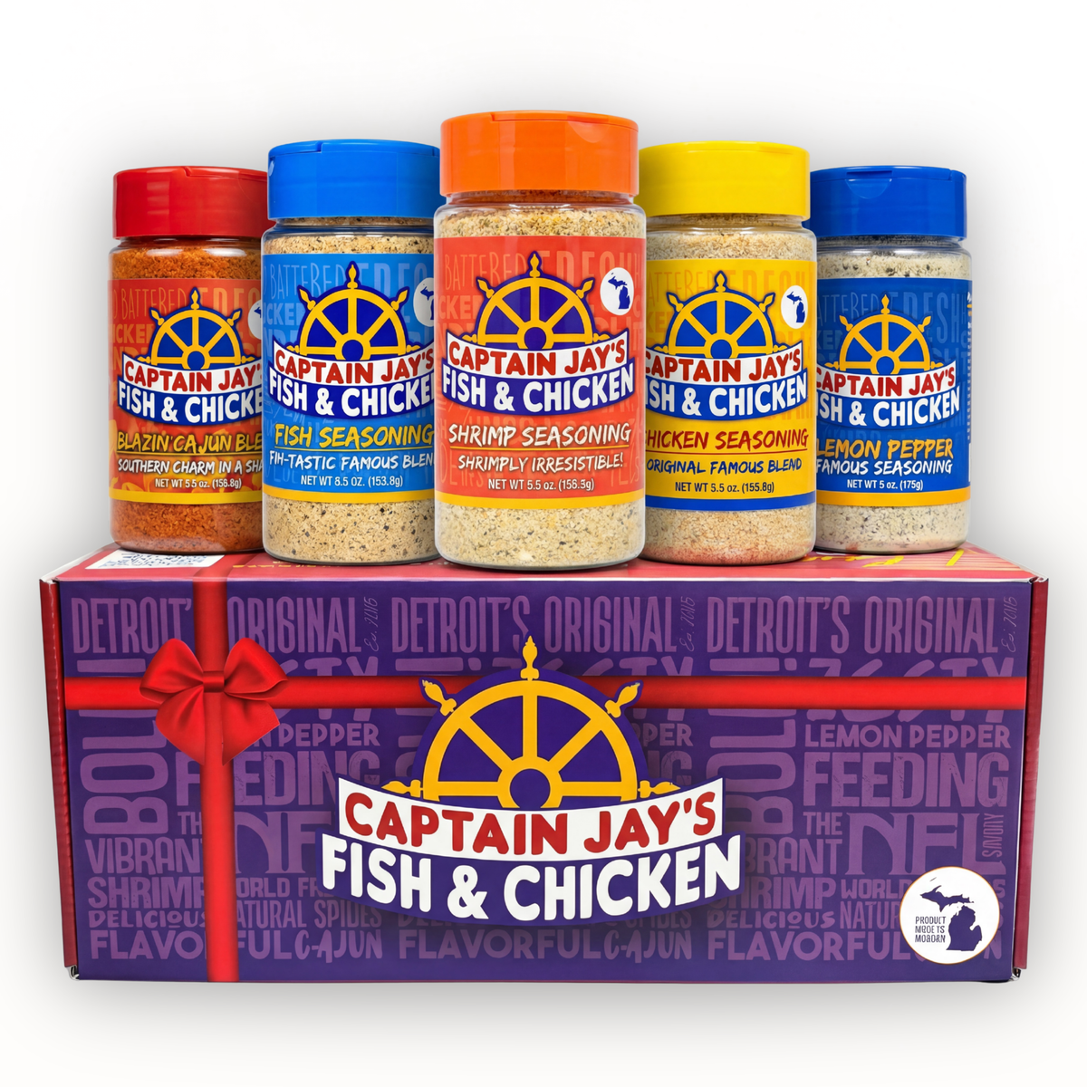 Captain Jay’s Famous Premium Shrimp Seasoning – Shrimply Irresistible Flavor Blend for Shrimp, Seafood, Fish & More