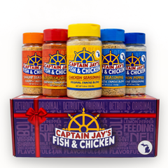 Captain Jay's Famous Premium Chicken Seasoning – Original Flavor Blend for Crispy Chicken, Wings, Fries & More