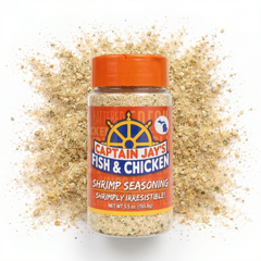 Captain Jay’s Famous Premium Shrimp Seasoning – Shrimply Irresistible Flavor Blend for Shrimp, Seafood, Fish & More