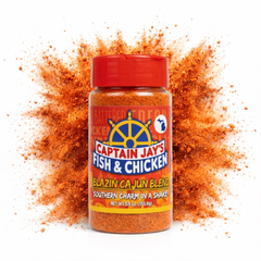 Captain Jay's Blazin’ Cajun Blend Seasoning – Bold Louisiana Flavor for Chicken, Shrimp, Fish, Fries & More