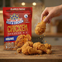 Captain Jay’s Original Chicken Breading Mix – Crispy Golden Chicken Every Time