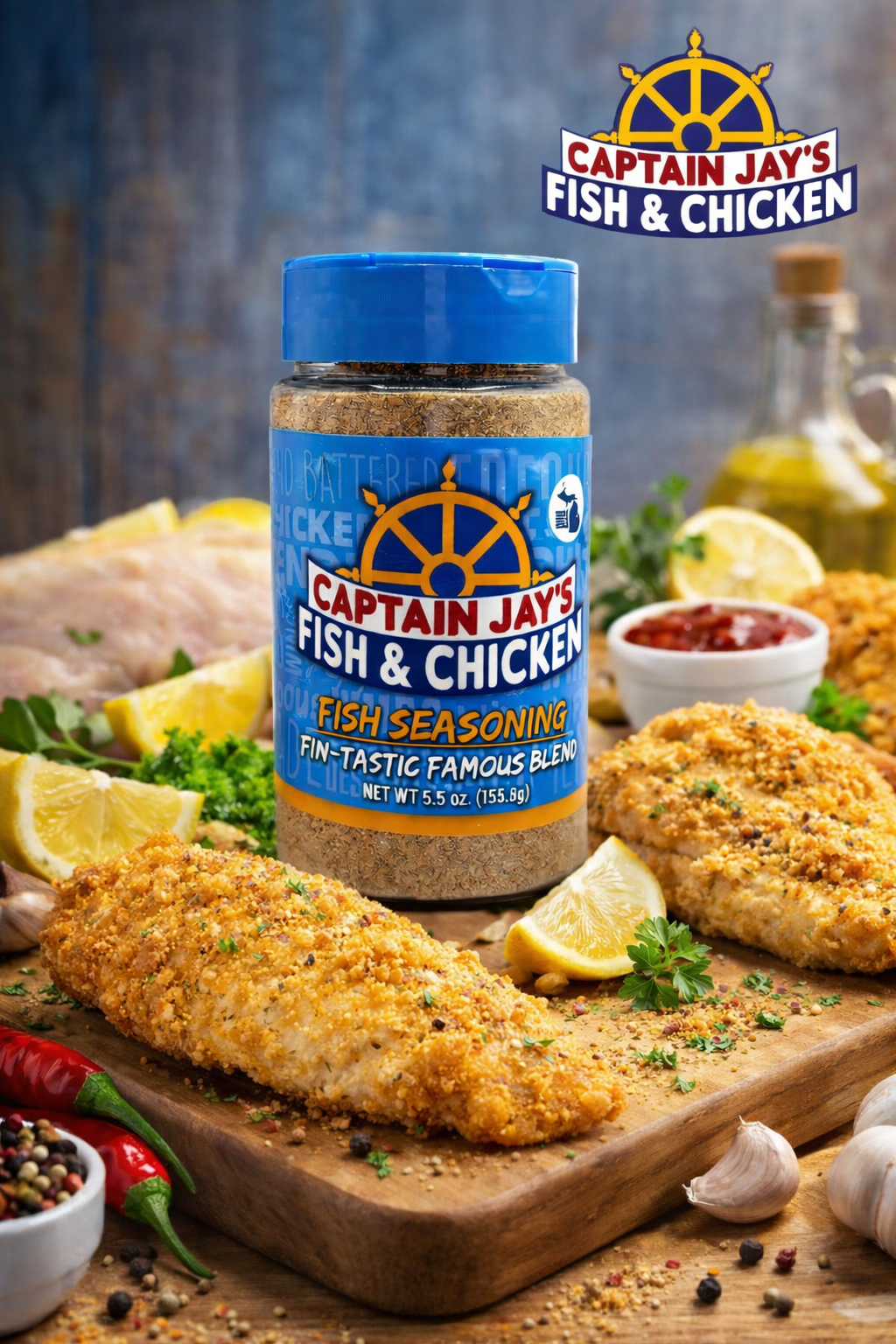 Captain Jay's Famous Premium Fish Seasoning